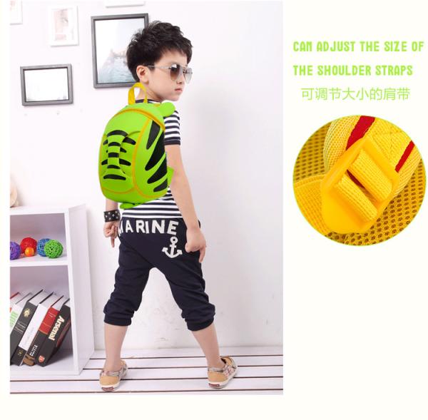 Travel Cute Tiger Personalized Kids Backpack Softback 10L - 20L Capacity