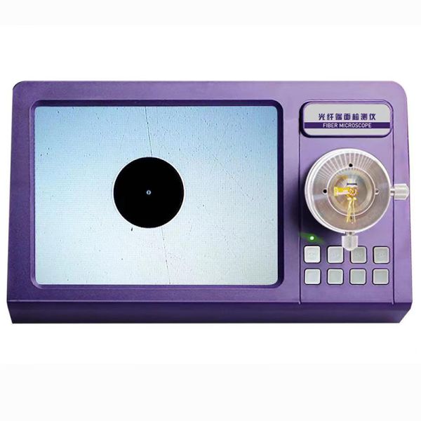 Пурпурный голубой детектор конечной грани волокна микроскопа стекловолокна 200X 400X