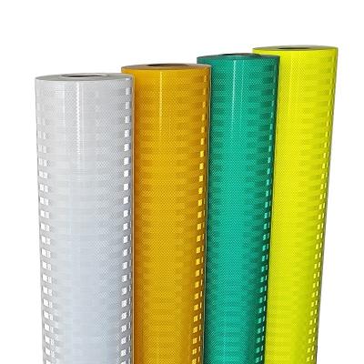 TIPO II Grau de engenheiro Sinais de trânsito prismáticos Film de vinil reflectante ASTM D4956