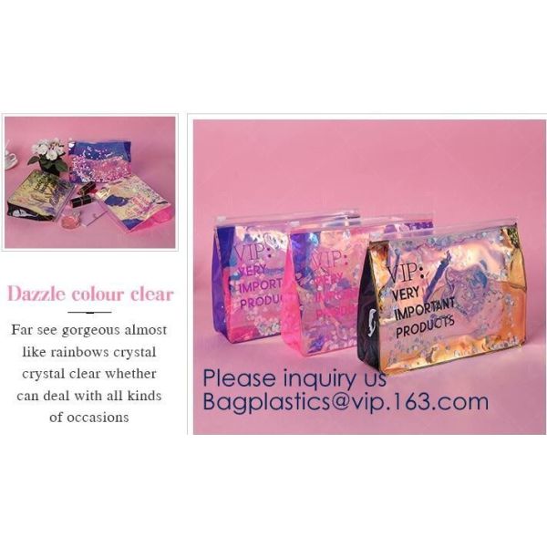 Custom Logo Glitter Cosmetic Makeup Eva Clear Pouch / Pouches,Smiggle Pencil Case With Glitter,Tissue Bag CD Case Docume