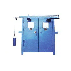 PRESSURELESS AIR DOOR, Underground Mine Ventilation Door, Low Opening Force, Auto-Close After Passage, No Reverse Air Door, For Intake & Return Airways Cross-Cut, Ideal for Coal Mines