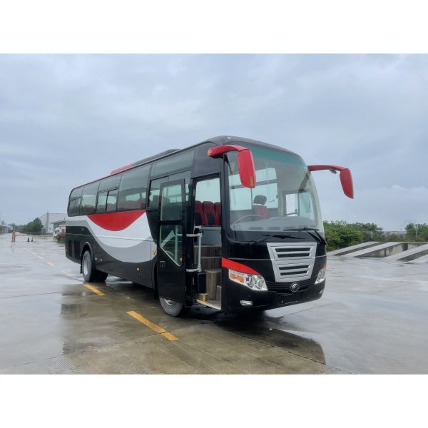 50 Seats Left Hand Drive Used Coach Bus Single Double Gate From Good Tourist Experience