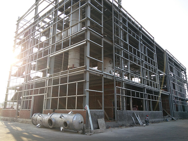 C.Z Shape Steel Structural Workshop , Heavy Steel Beam Metal Buildings