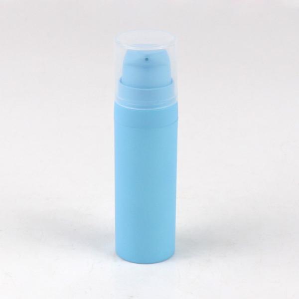 Do soro mal ventilado azul da cara da garrafa 3oz da bomba da loção dos cosméticos do OEM garrafa azul