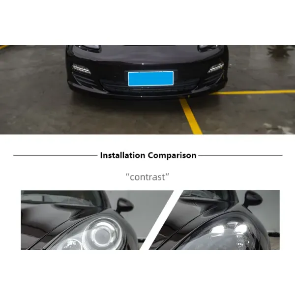 Для Porsche Panamera 970.1/2 Старый на новый 2010-2016 Обновление 2022 Матрицы светодиодные фары
