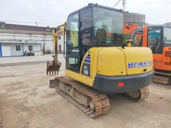                 Large Quantities Komatsu PC56-7 Mini Diggers Hot Sale, Used Original Crawler Excavator Komatsu PC56 in Good Condition             