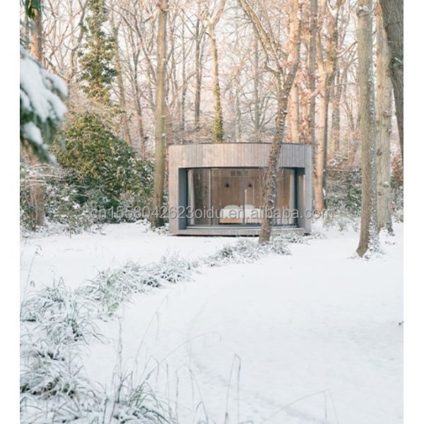 Casa de contenedores de acero ligero con un baño, una cocina y ventanas de aleación de aluminio