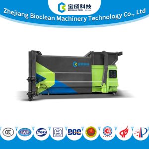 3.5T Capacity Electric Powered Mobile Garbage Compactor Truck CE Certified Waste Compaction Vehicle