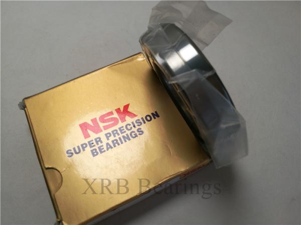 25×52×15mm NSK Angular Contact Ball Bearing , V Groove Guide Bearing For High Frequency Motors