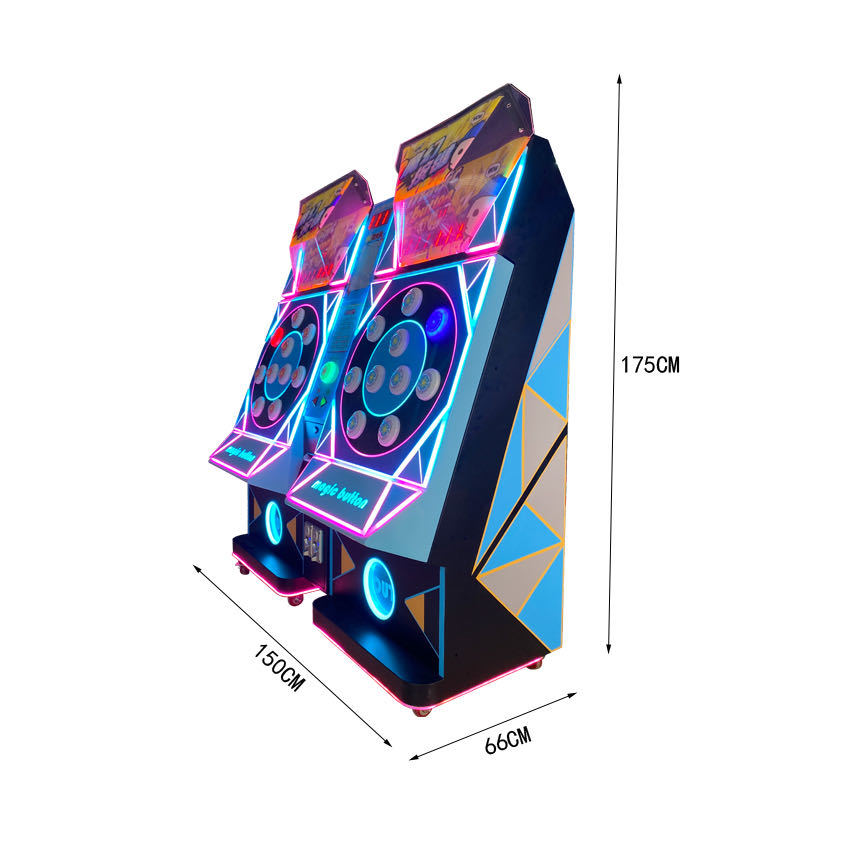 2-Player PK Mode Coin Operated Claw Machine with Adjustable Claw Strength and LED Lighting for Arcade Prize Game