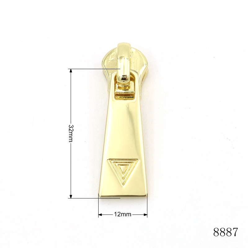 Engraved Metal Zipper Puller OEM Zipper Pulls For Bags And Handbags