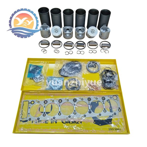 6HK1 Liner Kit Repair Rebuild Kit Overhauling Set 4HK1 6HK1 Full Gasket Kit for Isuzu 6HK1 Rebuilt Parts