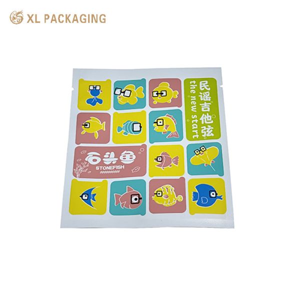 Wholesale Food Grade Zip Mylar Bag with Custom Stickers and Moisture Proof Stand