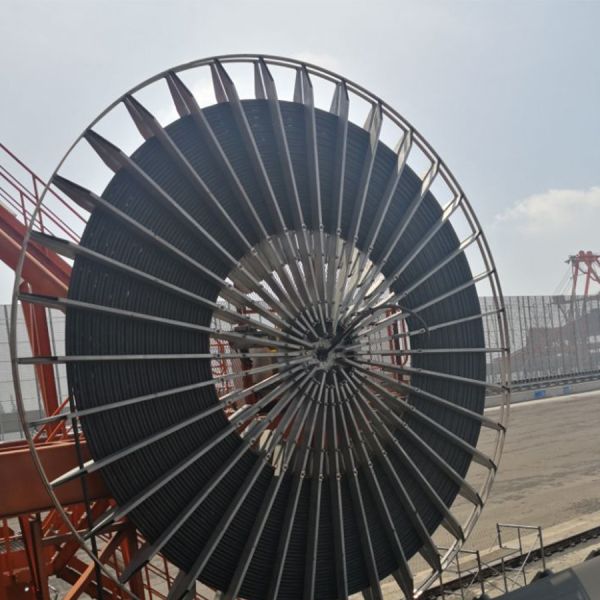Motorized retractable hydraulic  cable reel spring return hoist crane  hose cord cable rope drum reel for tower crane