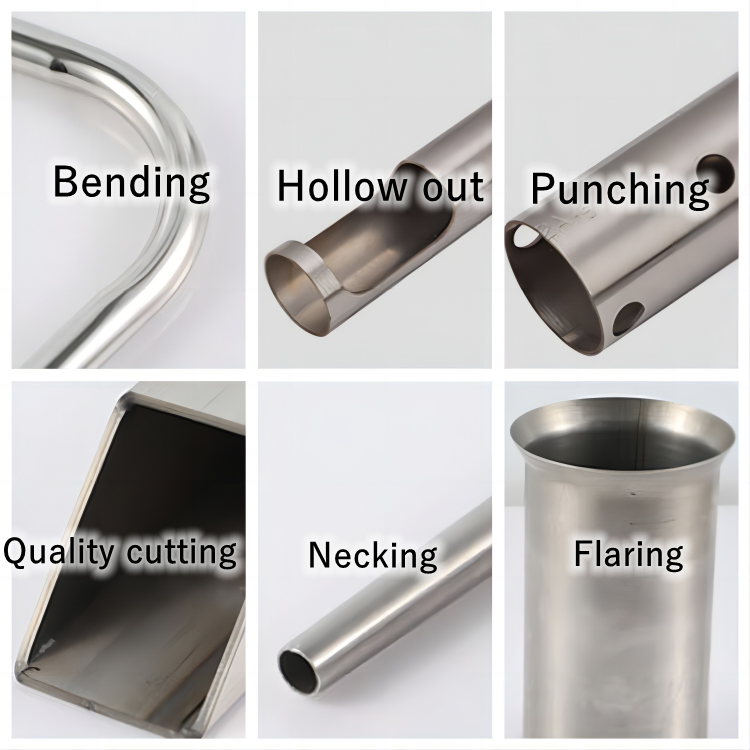 ASTM Natural Silver 2B SS Round Pipe Welding Package 220mm diameter spiral