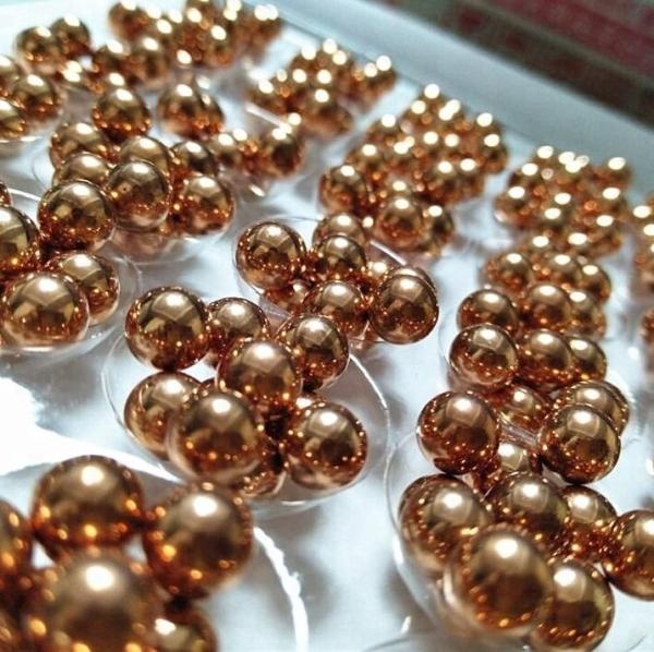 Bolas de cobre contínuas do T2 0.5mm 1.2mm 1.588mm para o estábulo da indústria eletrônica