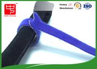 Collant fort industriel de couleur bleue de crochet de réutilisation et de serre-câble de boucle pour fixe