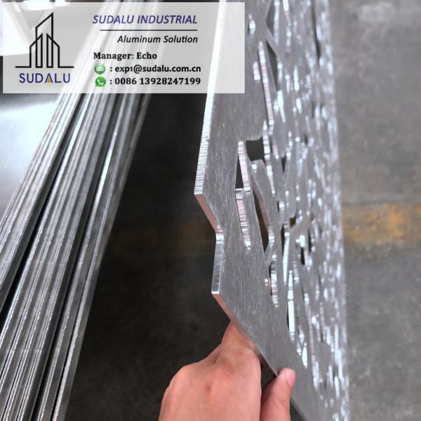 SUDALU Aluminum Curvel Panel for Wall Decoration with 1-10mm thickness Aluminum Screens
