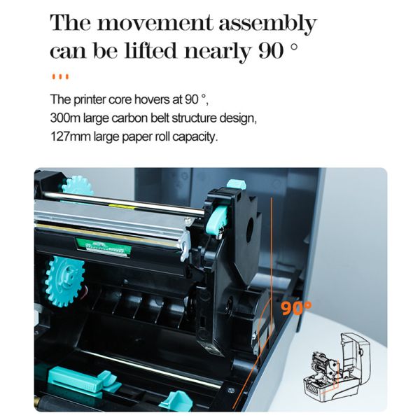 RFID Barcode Label Printer Desktop Thermal Transfer Printer 203DPI/300DPI