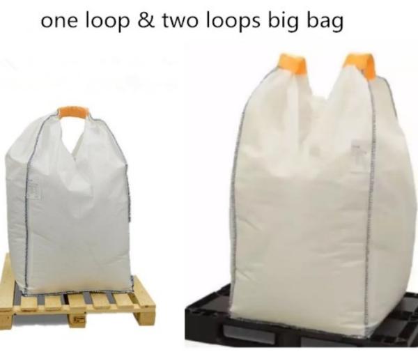 OEM 1000kg 2000kg Tunnel Loop White  FIBC Big Bag 100% Polipropileno for grain maize wheat