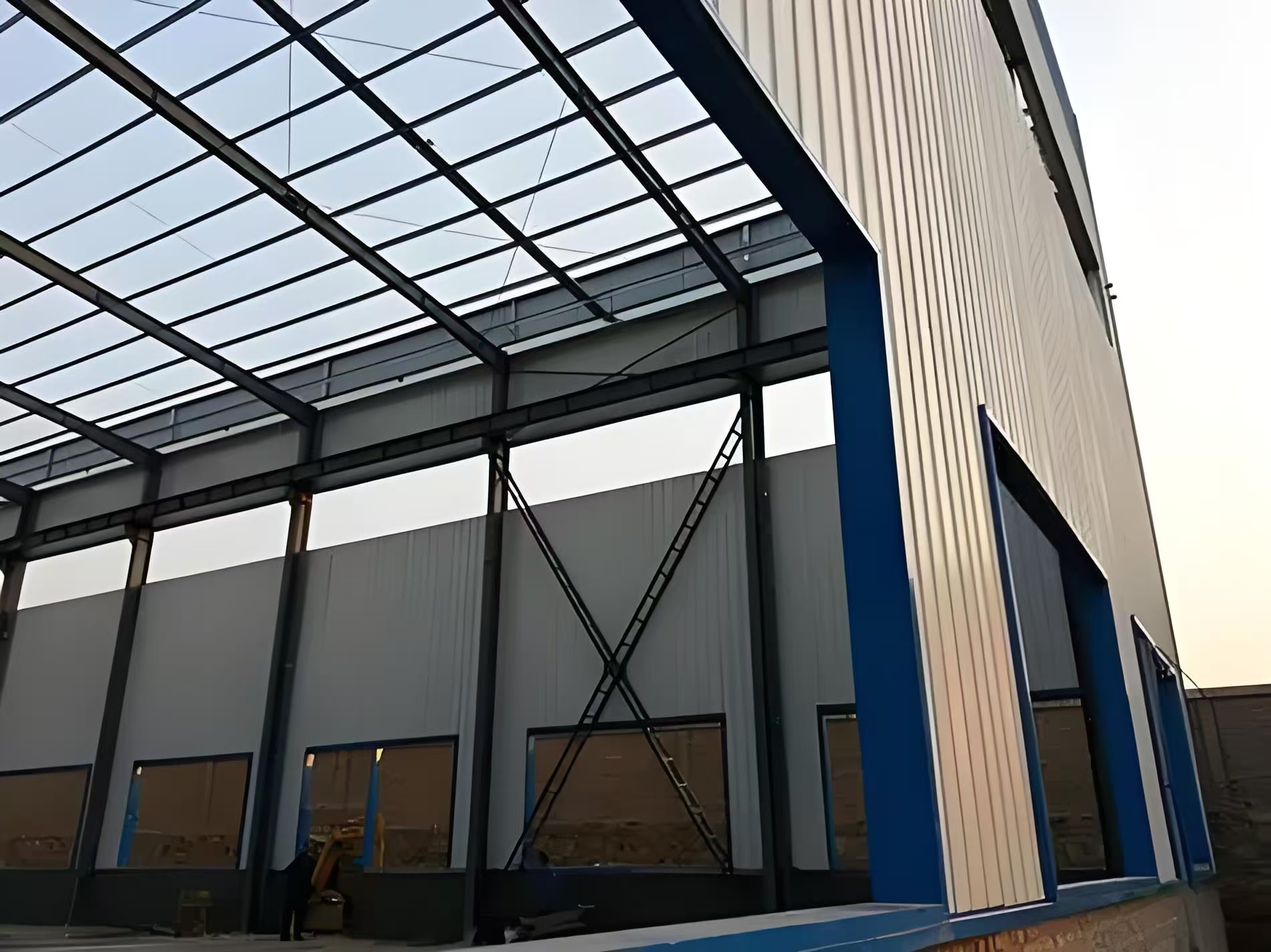 Lida Certified Sustainable Modern Pre-Engineered Prefab Steel Workshop High Strength Chemical Plant Design Option Sustainability