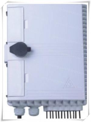 FTTH 16 Port Lower layer Fiber Optic Termination Box / 1x12 PLC Splitter Distribution Box