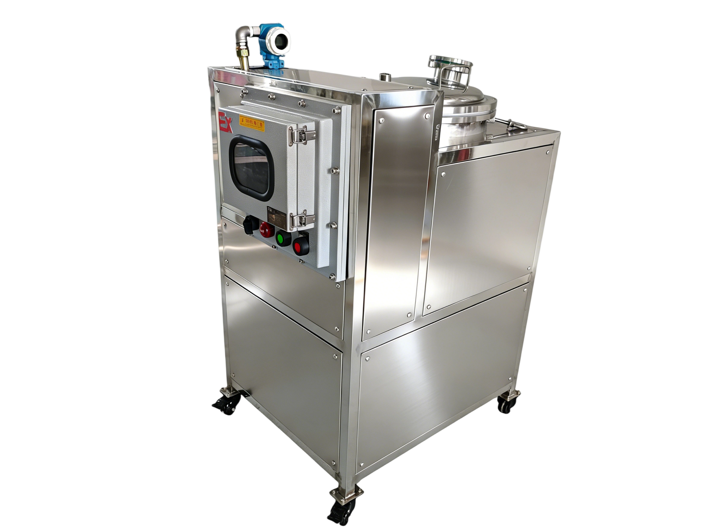 TE-20 Timed And Temperature-Controlled Explosion-Proof Solvent Recovery Machine PLC Control System