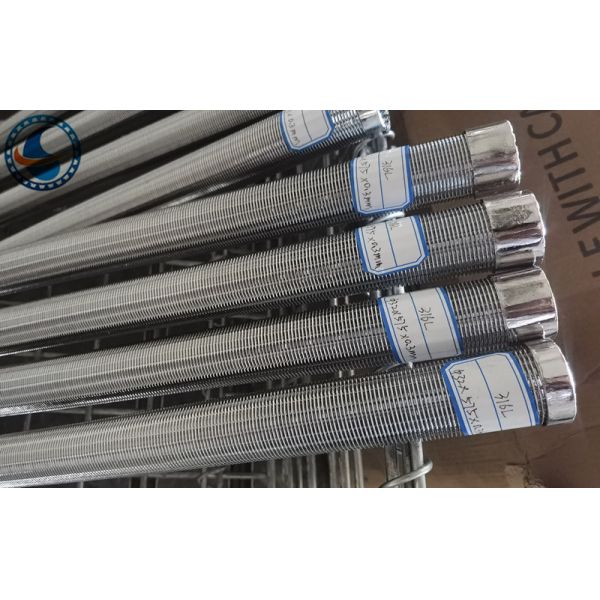 Сваренный тип цилиндра трубы провода прорезанного клина нержавеющей стали 0.3mm