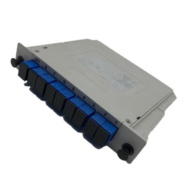 1*8 1*16 SC APC UPC PLC optique Fibre optique Cassette type PLC Splitter pour le réseau 4g 1