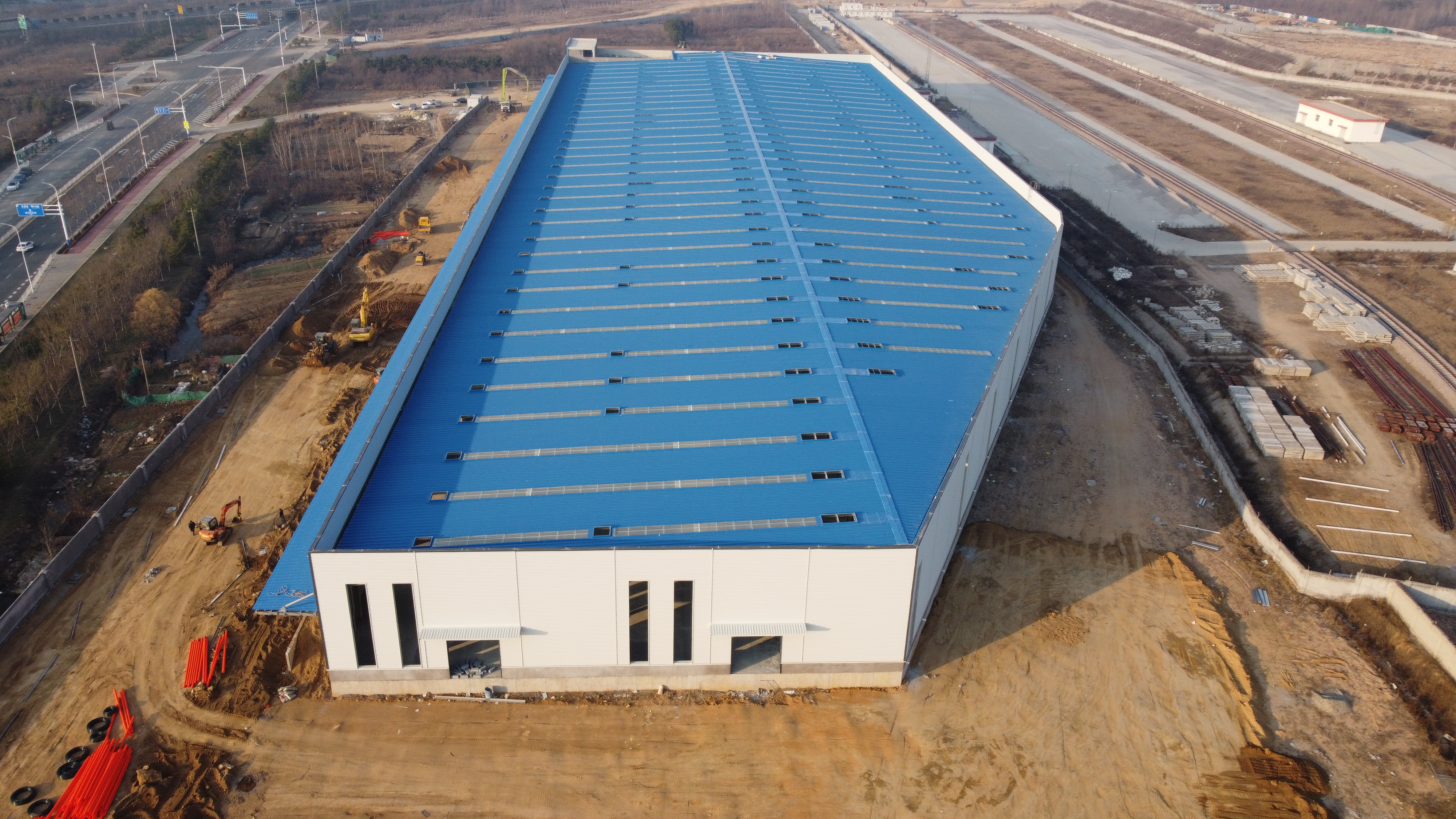 Prefabricated Logistics Steel Warehouse For High - Speed Rail Station