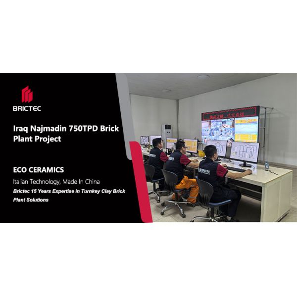 Máquinas de ladrillo fabricadas en China exportadas a Irak - 750TPD de capacidad garantizada