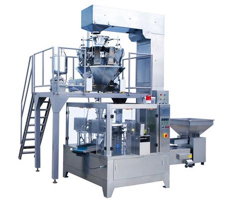 500-2500g Filling Range Rotary Powder Filling Machine 10-40 Bags/Min