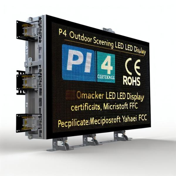 P4 Outdoor LED Screening Rate To Be Taken LED Display with CE ROHS FCC Certification