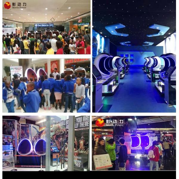 2 имитатор кино яйца 9Д мест ВР с шлемом энергетической системы/ДПВР Э3