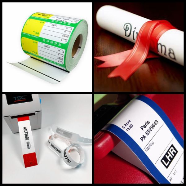 Термальная синтетическая бумага Сделайте не tearable восходящий поток теплого воздуха водостойким 170gsm покрыл синтетический бумажный крен