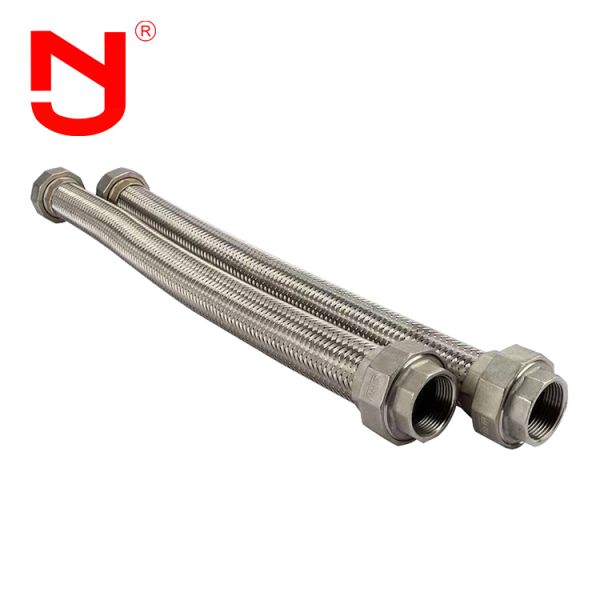 Stainless Steel SS304/SS316 Braided Flexible Metal Hose with Vibration Absorption and Thermal Expansion Compensation for Industrial Applications