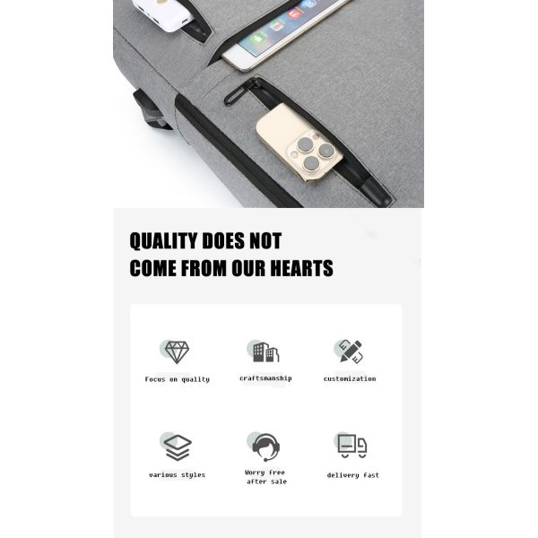 Leisure Unisex Sports Backpacks , Business Men's Computer Bag Customized Logo