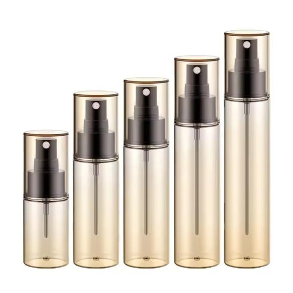 Bouteilles de pulvérisation en plastique personnalisées 1 oz Bouteilles de pulvérisation fines transparentes