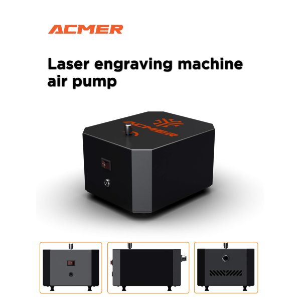 SPCC Laser Engraver Air Assist Pump 12V 24W 10 - 30L/Min Adjustable Airflow