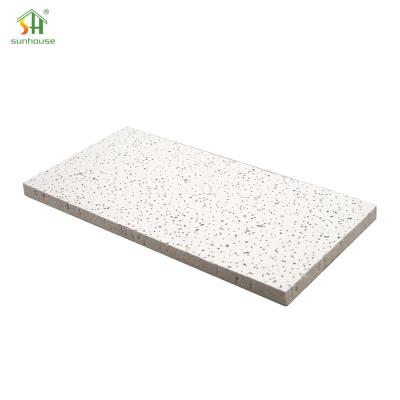Custom Mineral Fiber Acoustic Ceiling Tiles Fire Rated For Conference Rooms