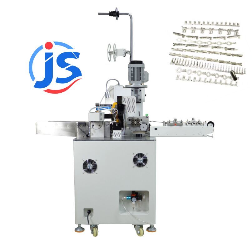 Pneumatic Wire Strip And Crimp Machine High Capacity Wire Crimping Machine