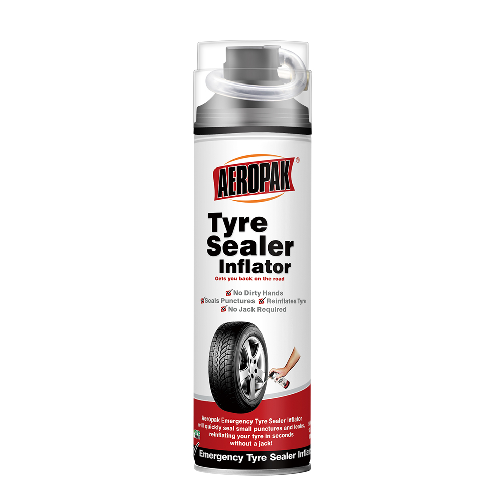 Aeropak 500ml Aerosol Anti-puncture Emergency Tire Repair Anti-rust Tinplate Bicycle Vacuum Tire Sealant Liquid Motorcycle Car