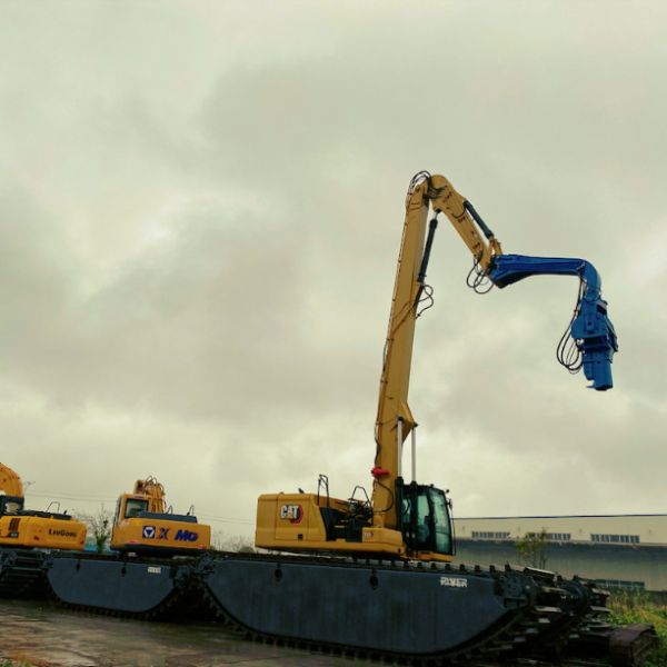 Martillo hidráulico del Vibro para los proyectos de construcción de trabajo de Waterbodies