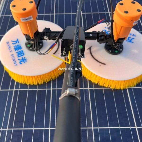 24FT Telescopic Solar Panel Cleaning Equipment Manual Cleaning Brush for Full Payment
