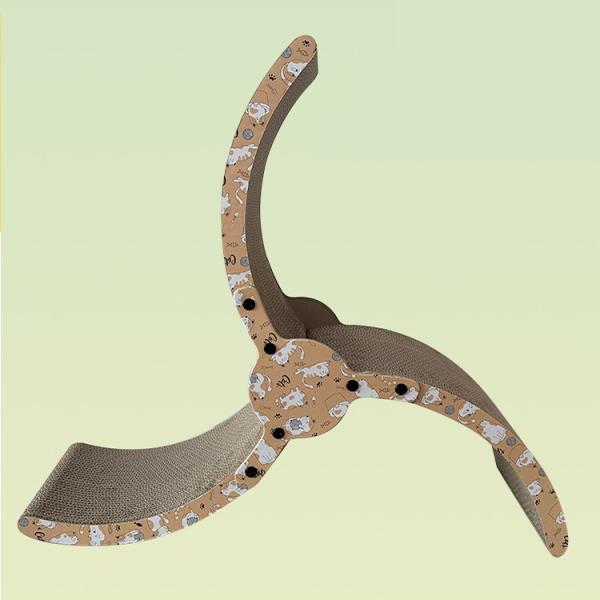 Design Paper Cat Scratcher Pinwheel Cat Scratching Board Combinable Hot Sale Customized Color Multi Size Custom