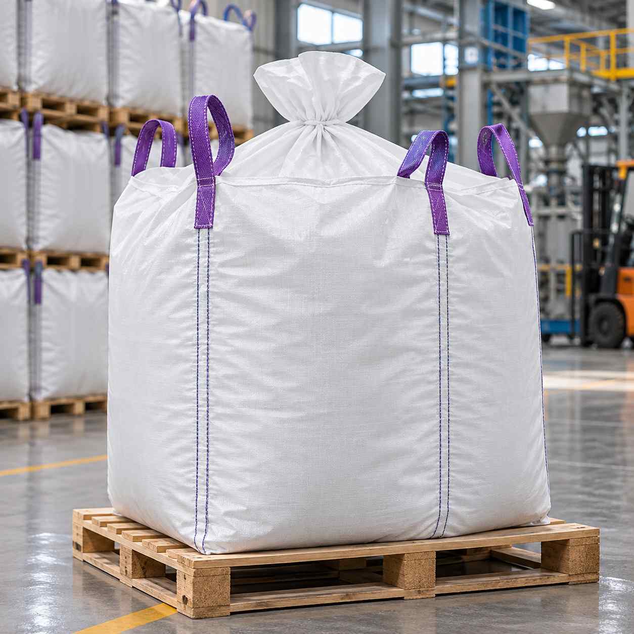 ≥1650 N Fabric Strength Graphite Powder FIBC Bags For Bulk Material Handling