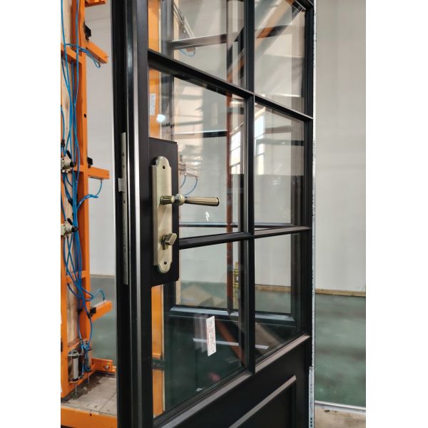 French Style Broken Bridge Aluminum Profile Balcony Door