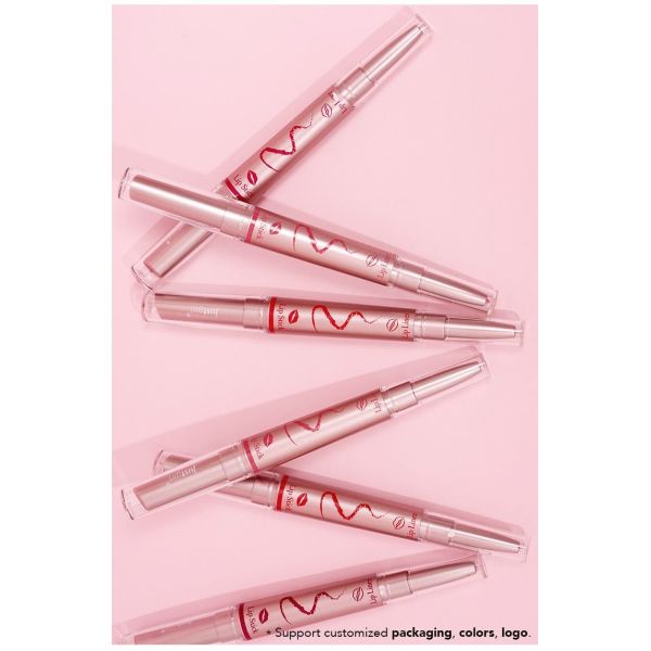 Double Ended Exquisite Long Lasting Waterproof Lipstick Pencil Kit FDA Certified
