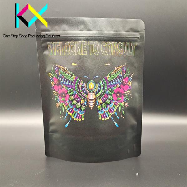 Customizable Plastic Pouch Bags Spot UV Zip Pouch Food Packaging