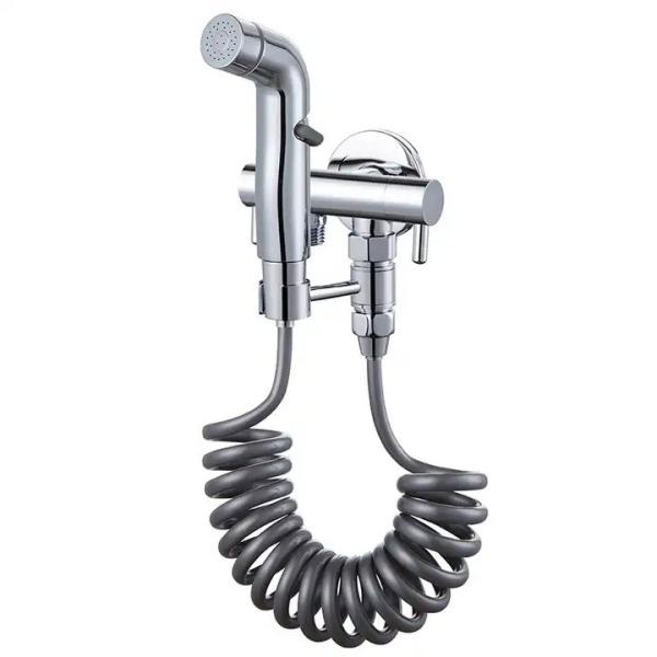 Apoio Técnico Online Banheiro cinza claro Spray Toilet Handheld